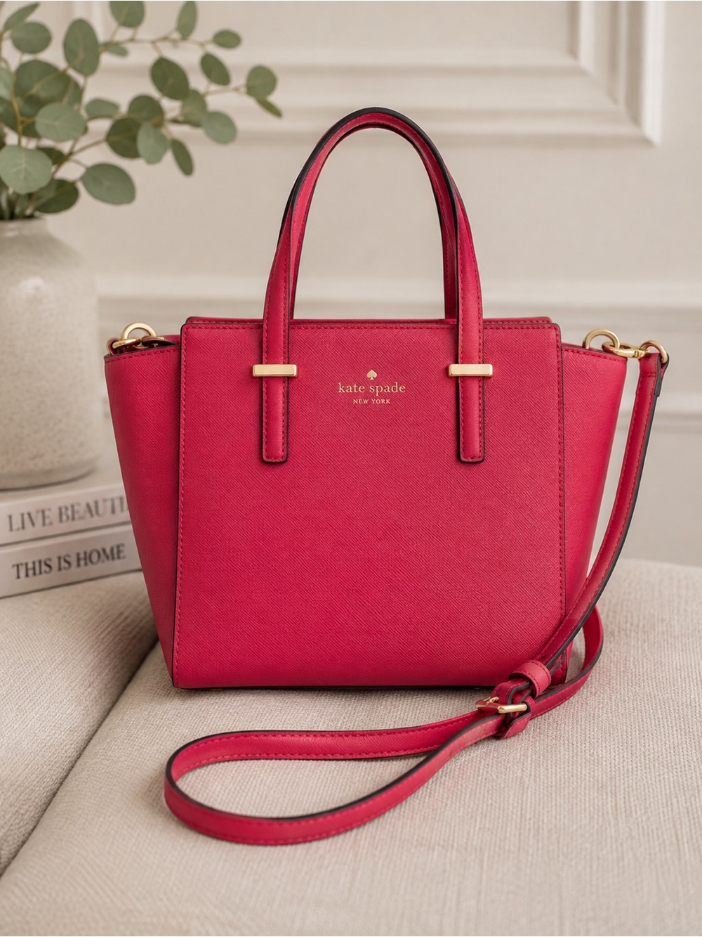 kate spade 🍎 Candy Red/Pink Satchel
